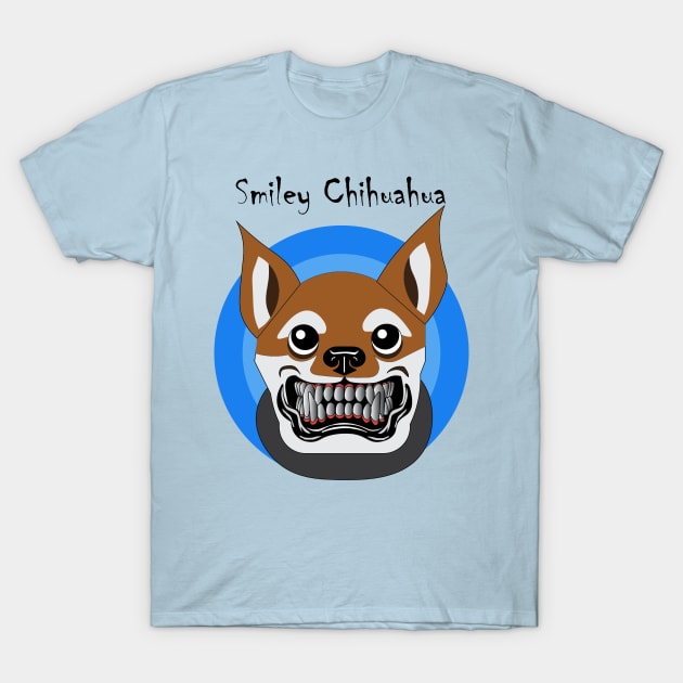 Smiley Chihuahua T-Shirt by GilbertoMS